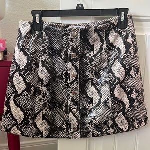 NWT! Urban Outfitters snake print skirt!!